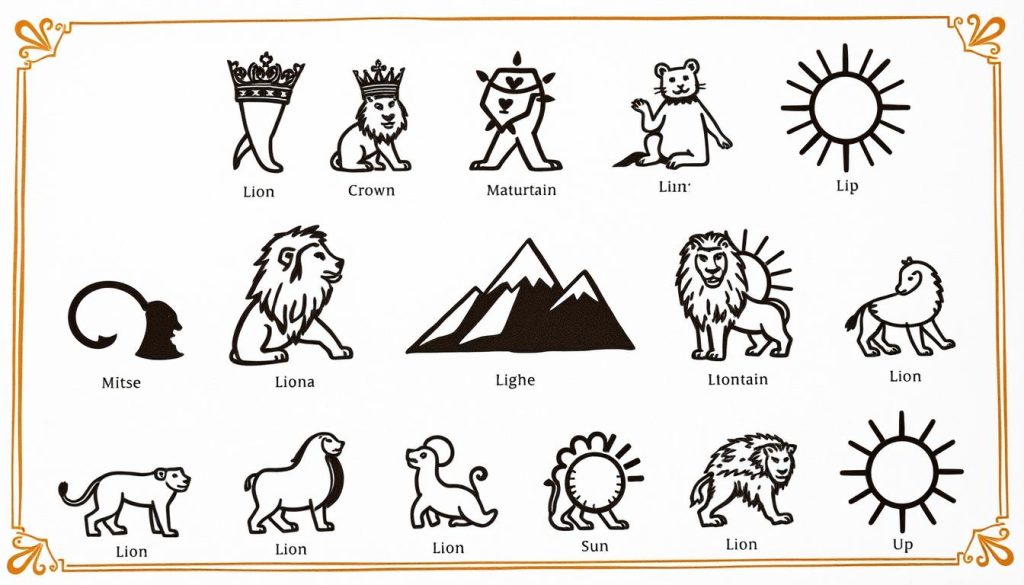 Aslan ile birlikte görülen diğer kahve falı sembolleri Aslan ile birlikte görülen diğer kahve falı sembolleri