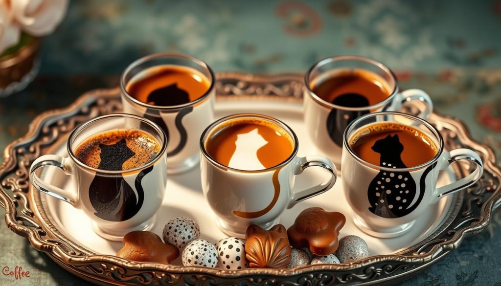 Kahve falında farklı renklerde kediler görmek Kahve falında farklı renklerde kediler görmek