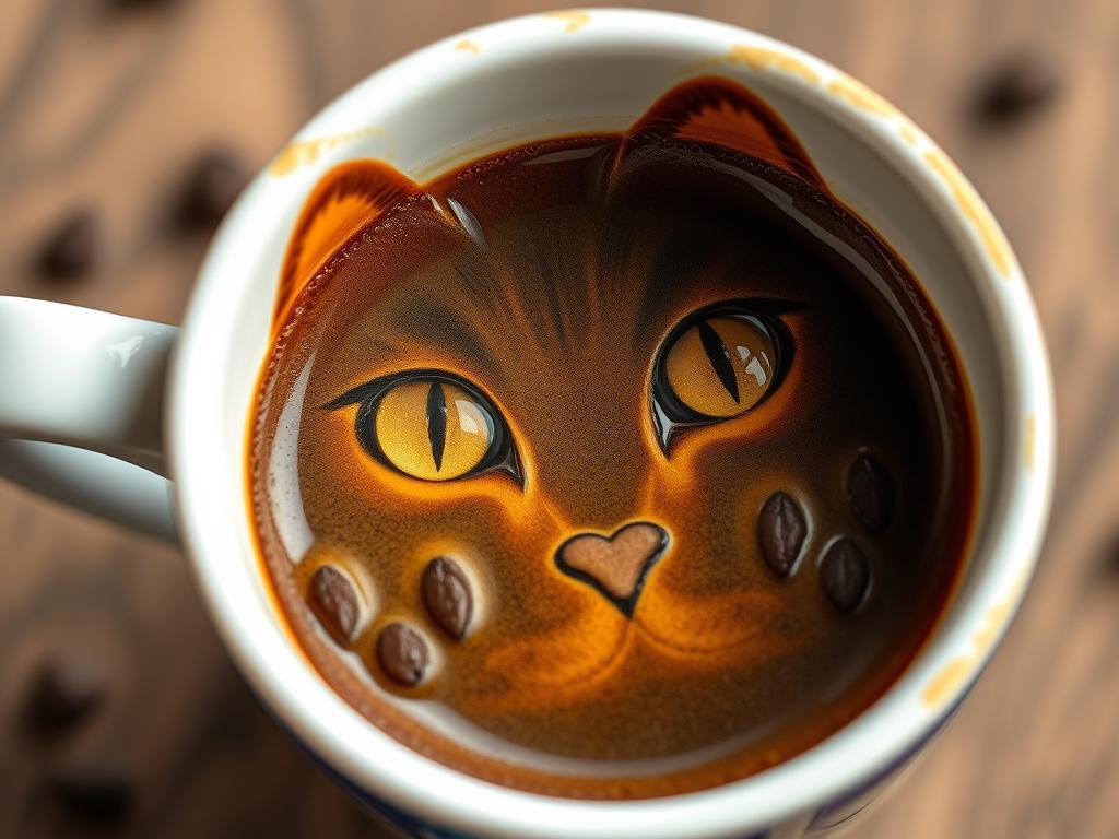 Kahve falında kedi uzuvları görmek Kahve falında kedi uzuvları görmek